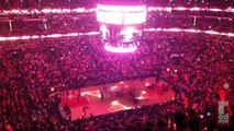 Chicago Bulls starting lineup introductions for Derrick Rose's return to the United Center