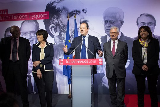 Réunion des élus socialistes d'Ile-de-France autour de Claude Bartolone - Intervention de Jean-Christophe Cambadélis. 20 mai 2015