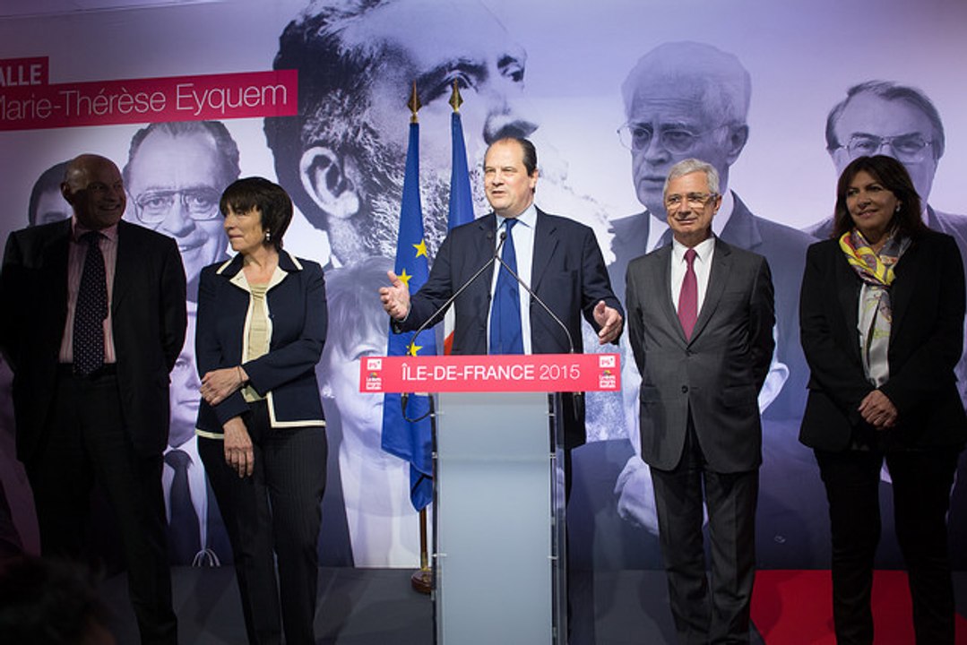 Réunion des élus socialistes d'Ile-de-France autour de Claude Bartolone - Intervention de Jean-Christophe Cambadélis. 20 mai 2015