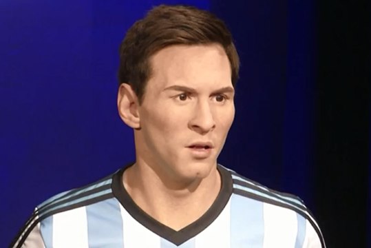 Messi au musée de Mme Tussauds