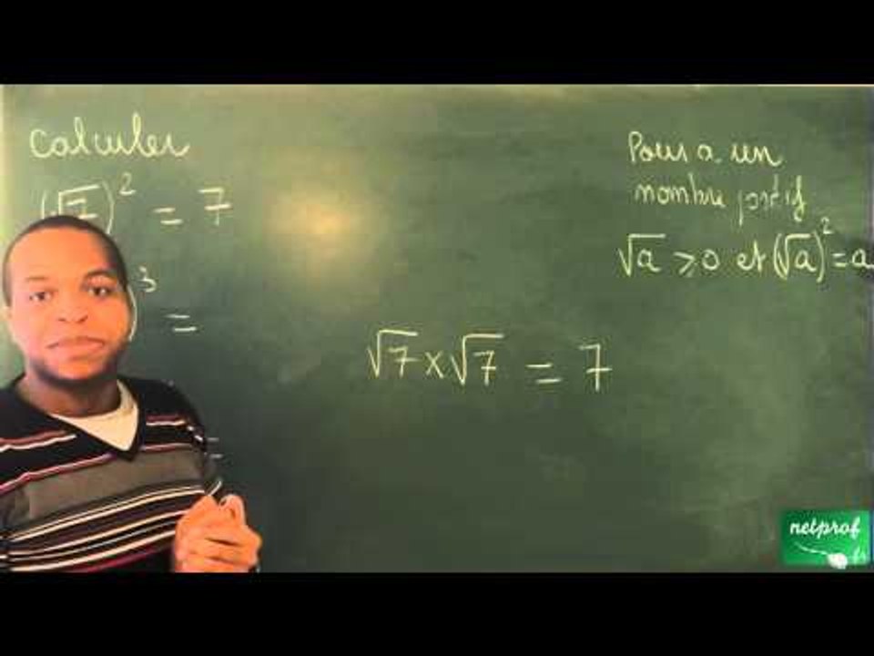 149 / Racines carrées / Utiliser la définition pour calculer une racine carrée (2)