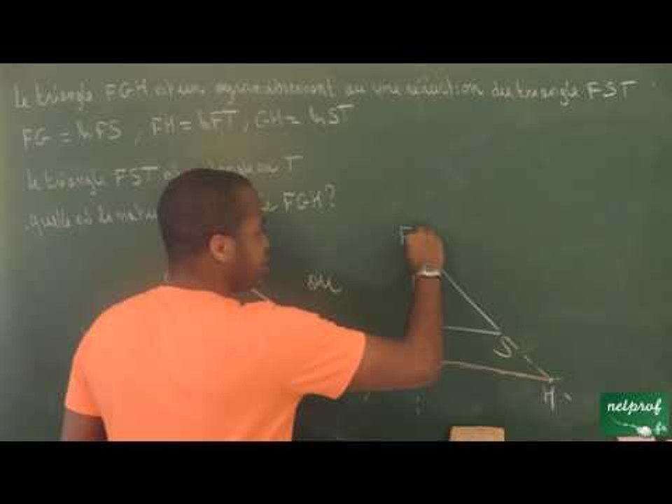 056 / Théorème de Thalès / Agrandissement et réduction de triangles (3)