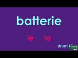 Apprendre le vocabulaire et les articles en français - Instruments de musique