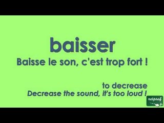 Vocabulaire - Verbes commençant par la lettre B