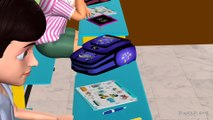 Learn Classroom Objects and School Playground - 3D Animation Preschool rhymes for children