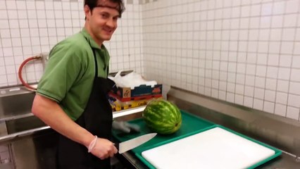 VIDEO OF THE DAY CUT A WATERMELON IN 30 SECONDS OR LESS