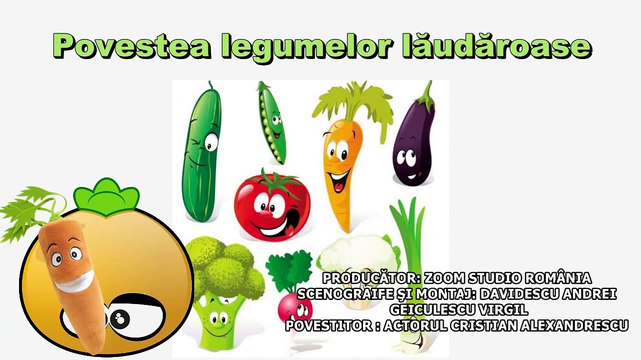 POVESTEA LEGUMELOR LAUDAROASE, POVESTI EDUCATIVE PENTRU COPII