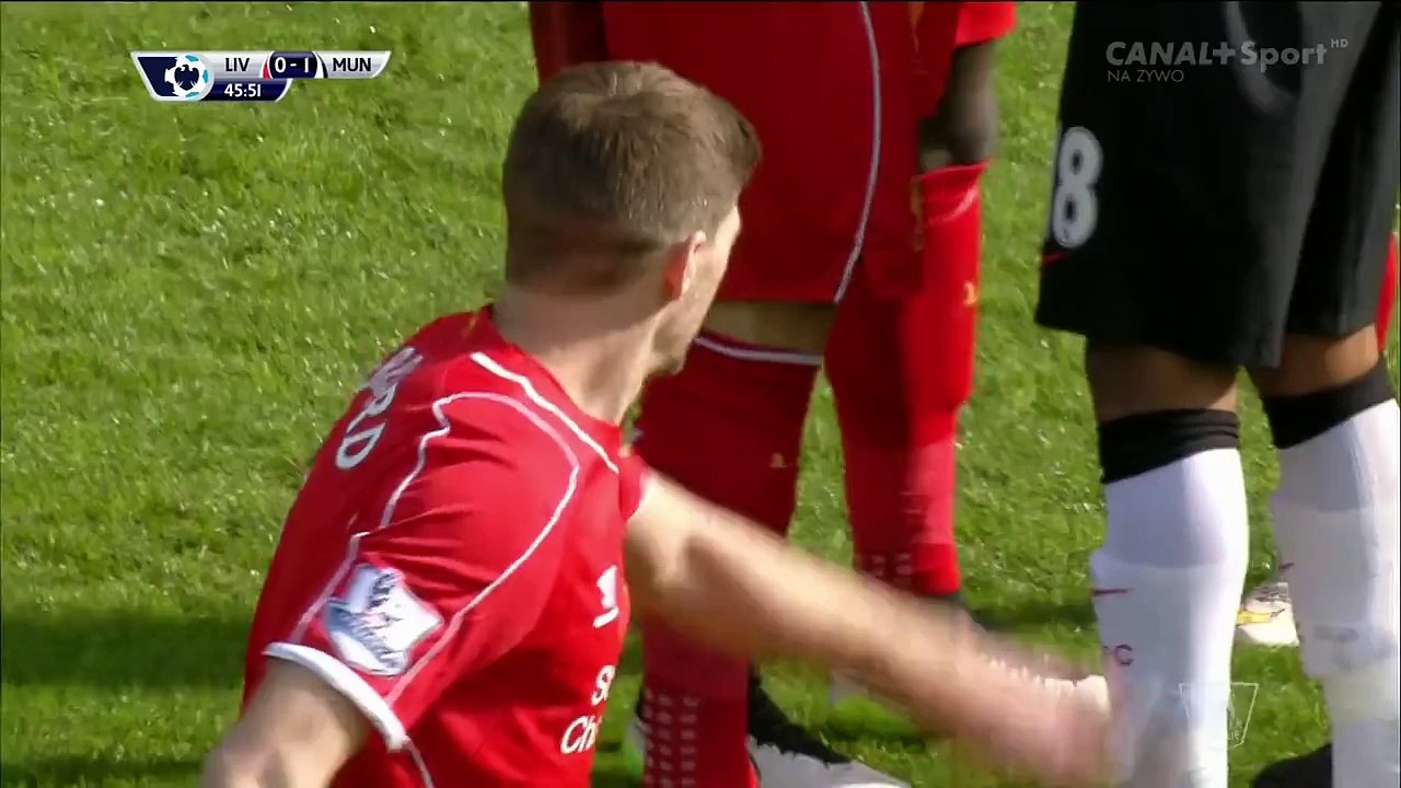 GERRARD red CARD against Man U