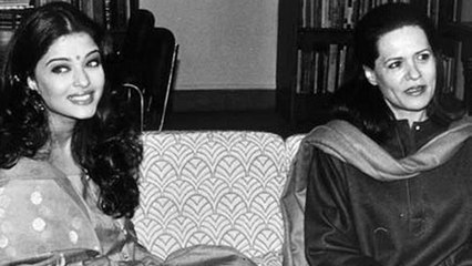 Aishwarya Rai Got Clicked With Sonia Gandhi - ( Blast From The Past)