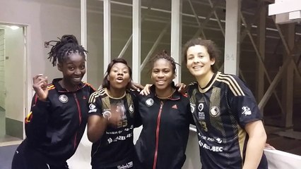 Les joueuses d'Issy Paris soutiennent Coralie Lassource ! (All-Star LFH)