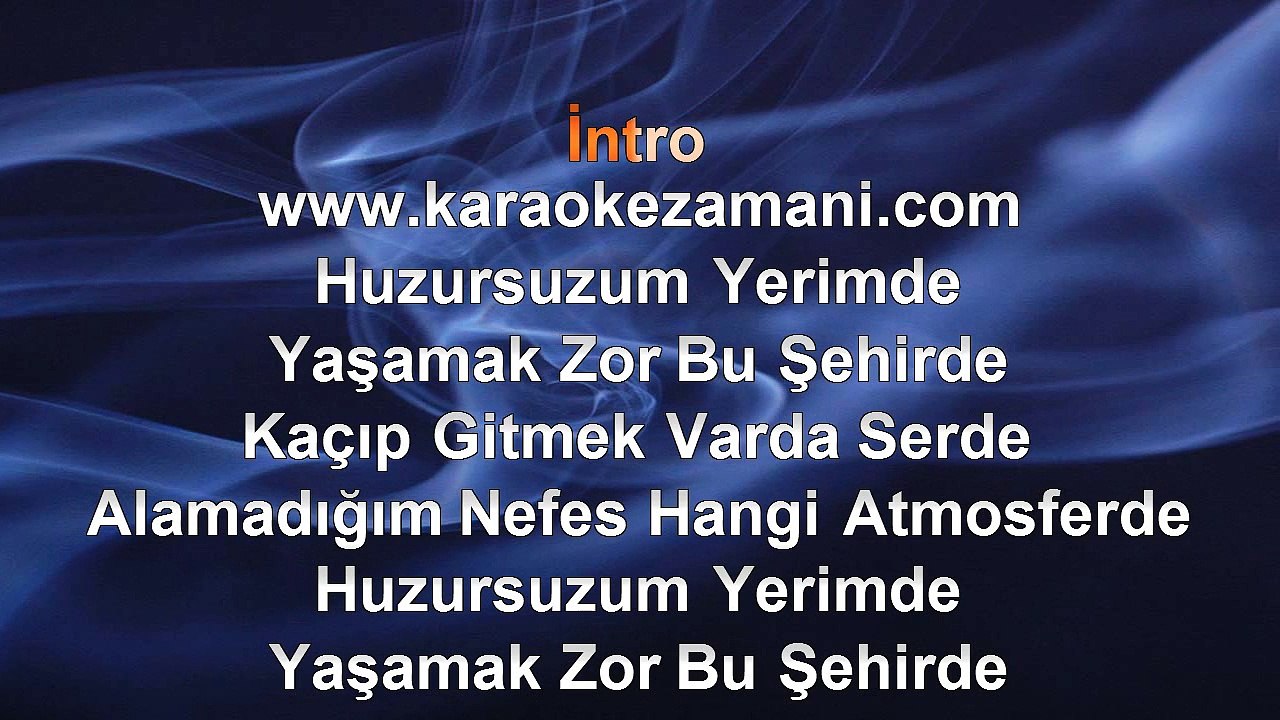 Fettah Can - Atmosfer - (2010) - TÜRKÇE KARAOKE