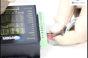 How to connect PLC with Stepper motor drive