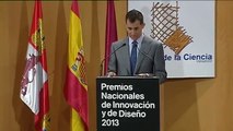 Sus Majestades los Reyes entregan los Premios Nacionales de Innovación y Diseño 2013