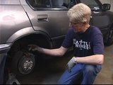 How to Replace Rear Brake Pads : Removing the Parking Brake System from the Caliper