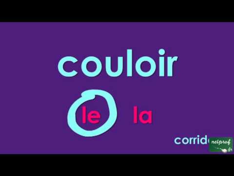 Apprendre le vocabulaire et les articles français- Maison