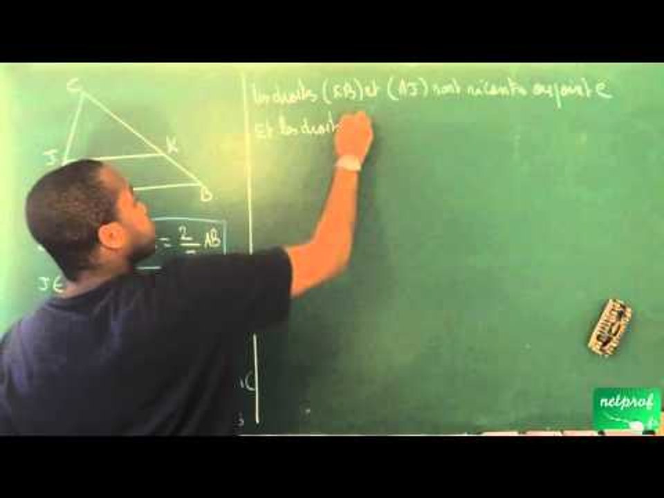 041 / Théorème de Thalès / Application du théorème de Thalès pour démonter des égalités