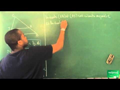 041 / Théorème de Thalès / Application du théorème de Thalès pour démonter des égalités