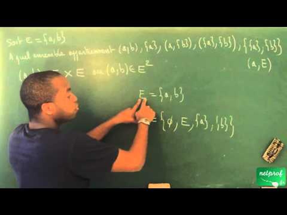 0006 / Ensembles et applications / Produit cartésien et ensemble des parties d'un ensemble (ECS)