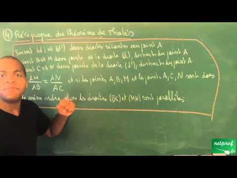 AAP / Théorème de Thalès / Réciproque du théorème de Thalès