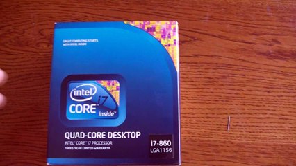 Intel Core i7 860 (Skt 1156) Unboxing (HD)