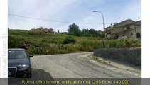 ROMA, GUIDONIA MONTECELIO   TERRENO EDIFICABILE MQ 1285 EURO 140.000