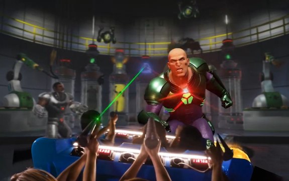 Vidéo onride pour Justice League à Six Flags Over Texas