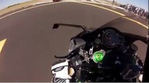 Kawasaki Ninja H2R vs Bugatti Veyron un 1200hp 3