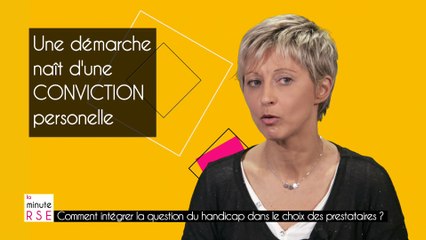 Comment intégrer la question du handicap dans le choix des prestataires ?