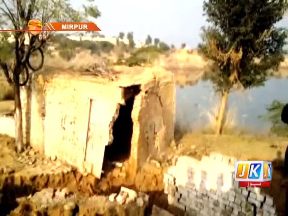 High Water in River Jehlum puts Mirpur at risk