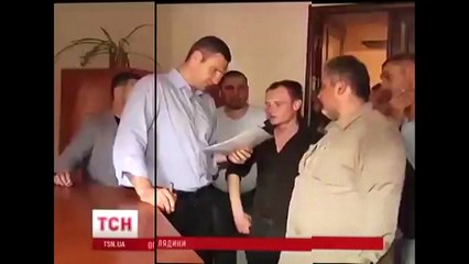 Yuriy Abramov vs Vitaliy Klichko - Competition for the half-witted