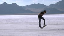 Kilian Martin Skateboarding in a Salt Desert! Filmed by Brett Novak