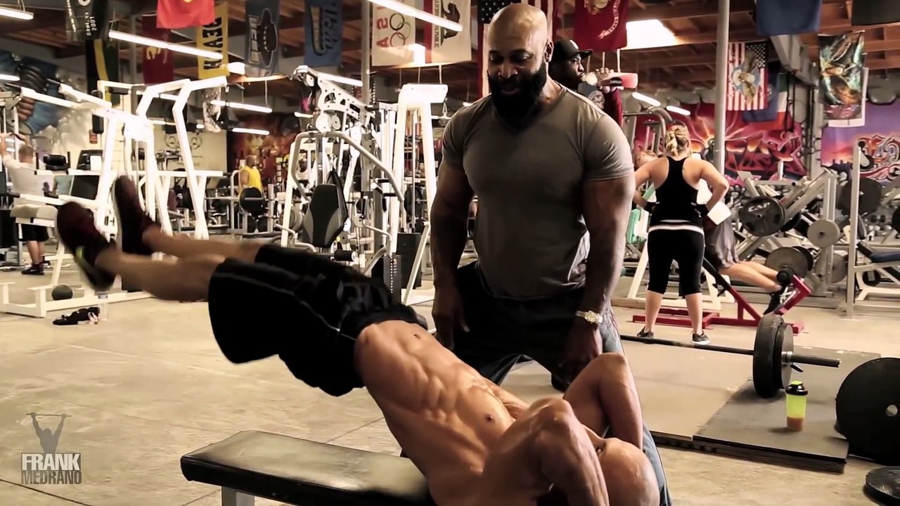 FRANK MEDRANO amazing workout...