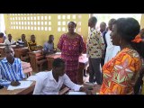 Remise de matériels scolaires à la Direction de l'Éducation nationale de Bouaflé