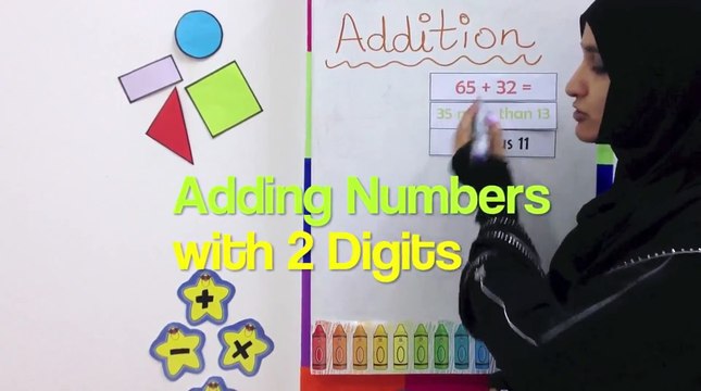 Adding 2 Digit Numbers - Grade 1 2 3 Mathematics - Learn How to Add - Addition