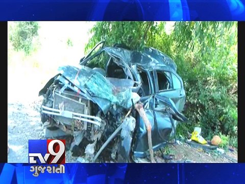 5 killed as dumper hits car in Surat - Tv9 Gujarati