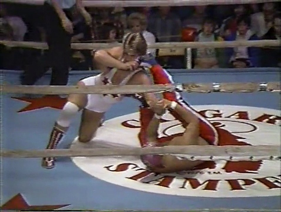 Black Mephisto (Toshiaki Kawada) vs Robbie Stewart (Stampede 1985)