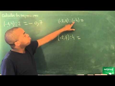 010 / Nombres relatifs / Quotient de deux nombres relatifs (2)