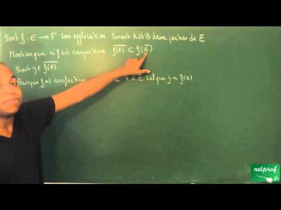 0036 / Ensembles, applications - Dénombrement / Complémentaire d'une image directe (BCPST)