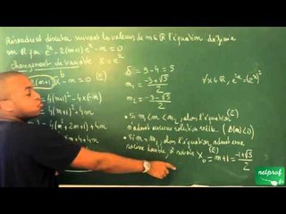 0052 / Ensembles, applications - Dénombrement / Résoudre une équation avec un paramètre (BCPST)