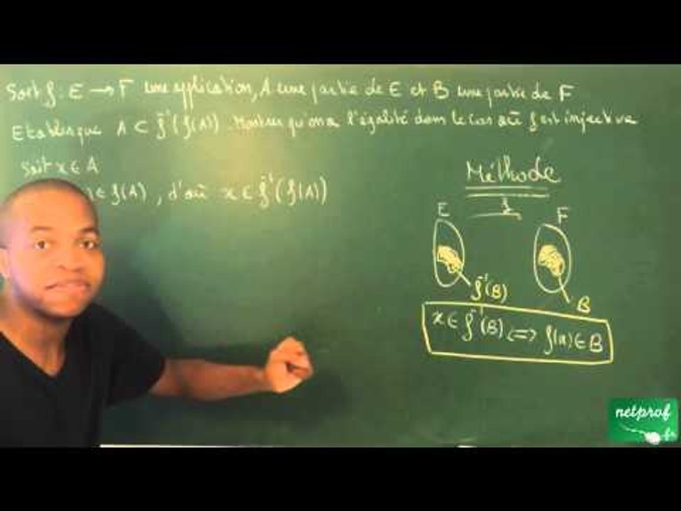 0037 / Ensembles, applications - Dénombrement / Image réciproque d'une image directe (BCPST)