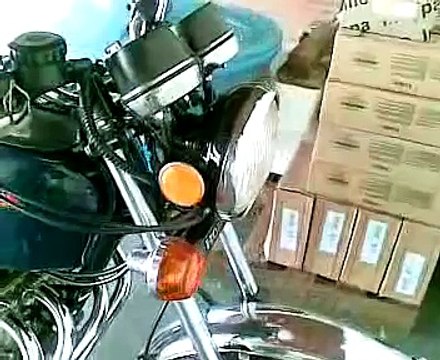 Honda cb 400 Four 1976 - Funcionando na garagem