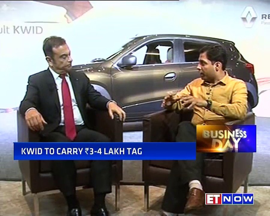 Renault's Latest Car ‘Kwid’ Unveiled In India | Renault CEO Carlos Ghosn To ET NOW