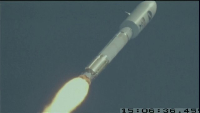 Launch of US Air Force's Mini Space Shuttle - X-37B on Atlas V Rocket