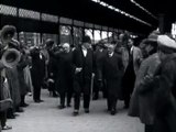 Aankomst Johann Strauss met zijn orkest - 21 april 1929