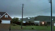 Tornado Rolls into Mississippi Town! Violent 70 MPH Wind & Rain Severe Thunder/Lightning Storm