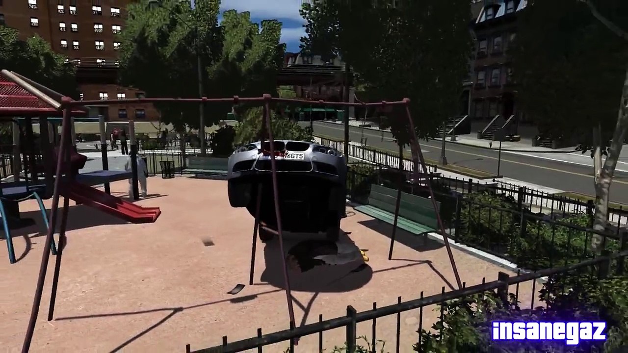 GRAND THEFT AUTO IV 2010 BMW M3 GTS CRASH TESTING HD