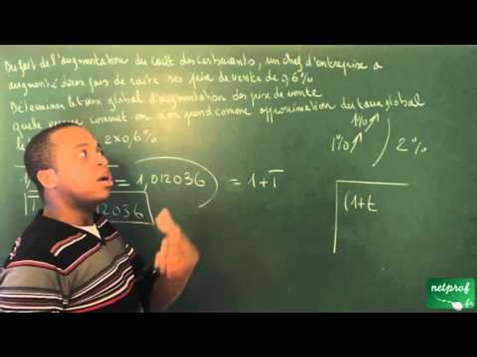 020 / Taux et indices / Approximation (STMG)
