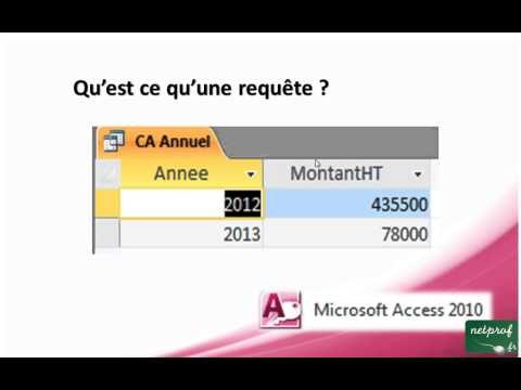 2_1 Structure d'une base de données Access