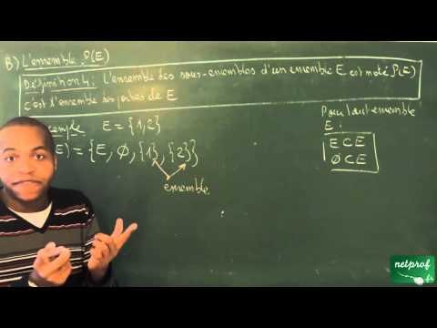 AAJ / Ensembles et applications / Ensemble des parties d'un ensemble (ECS)