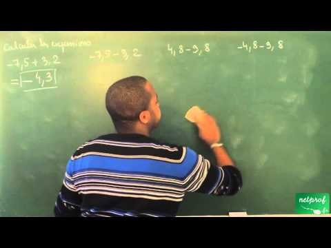 002 / Nombres relatifs / Addition de deux nombres relatifs (2)